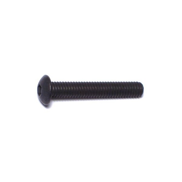 Midwest Fastener M4-0.70 Socket Head Cap Screw, Button, Black Oxide Steel, 25 mm Length, 8 PK 75956 - main